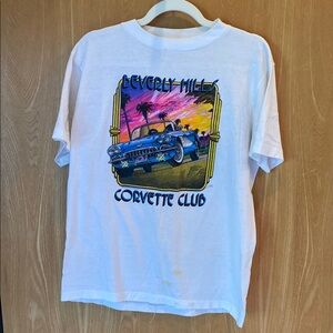 Vintage Beverly Hills Corvette Club Graphic Tee